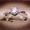 Fashion Engagement Ring - Classic Proposal Wedding Band