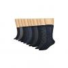 Fashion Elegant Office Socks -12 Pairs Set 100% Cotton..