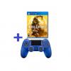 Warner Bros. Interactive Mortal Kombat11+Sony Dualshock4 Wireless Controller-Blue