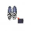 Rovas Black  and White Zebra round slip-Ons
