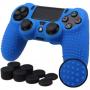 Generic New 9-In-1 Anti-Slip Silicone Cover + 8 Thumbsticks Caps For PS4 Controller CHSMALL