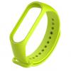 Generic TA For Xiaomi Mi Band 3/4 Replacement Bracelet Sport Silicone Strap Wristband Lime color