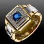 Fashion Creative Watch Shaped Design Rings For Men