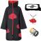 Generic Anime Cloak Cosplay Headband Necklace Ring Akatsuki