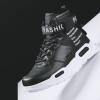 VITIKE Fashion High Top Sneakers Kid`s Shoes - Black