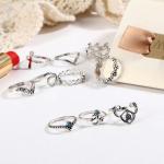 Fashion 10x Women Punk Mid Midi Above Knuckle Rings Band