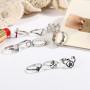 Fashion 10x Women Punk Mid Midi Above Knuckle Rings Band