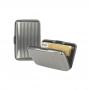 Fashion Executive VIP Waterproof Business ID Credit Card Wallet Holder Aluminum Metal Case Box - Silver