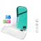 Generic Host Storage Bag Tempered Film + Rocker Cap + Protective Shell 7 In 1 Protection Bag Soft Bag Set For Switch Lite(Green Blue )