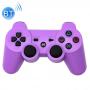 Generic Snowflake Button Wireless Bluetooth Gamepad Game Controller for PS3 (Purple)