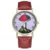 Generic T15-A Fashion Women Ladies Dial Quartz Watch Leather Wrist Watches