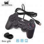 Generic Data Frog Wired Game Controller Gaming Joypad Joystick USB Gamepad For PC Laptop Vibration Gamepads For Window 7&10 CHSMALL