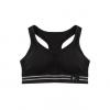 Fashion UJ Women Seamless Racerback Sports Bra Top Yoga Fitness Padded Stretch Workout Black