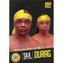 Fashion FUNNAI BLACK & YELLOW PREMIUM SILK 180, 360, 540 waves head bandana turban