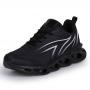 Fashion Big Size Mens Running Sneakers Sports Shoes-Black