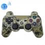 Generic Snowflake Button Wireless Bluetooth Camouflage Gamepad Game Controller for PS3