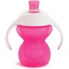 Munchkin UK-Munchkin Click Lock Chew Proof Trainer Cup, 8 Oz, Pink