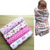 Fashion 4PK Cutest Cotton Shawl Multi-Use swaddlers newborn Baby Girl Recieving blanket