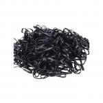 Fashion 100Pcs Black Small Elastic Hair Rubber Bands