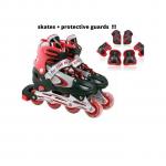 Generic Skatting Shoes And Protective Guards