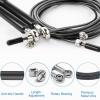 Generic Crossfit Speed Jump Rope 3M METAL BEARING Handle Adjustable