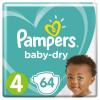 Pampers Baby Dry Diapers Maxi 64 Pads