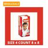Huggies Dry Comfort, Size 4 (8-14Kgs) ,Count 8 X 8