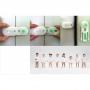Generic 3 Pieces child proofing adjustable cabinet/drawer Lock