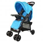 Kings Collection PortableFoldable Baby Stroller With Universal Casters- Blue