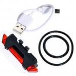 Generic Mountain Bike Light Taillight Usb Charging Light Mini Warning Light Tail Light Red