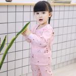 Fashion Winter Kids Fashion Cotton Long Sleeve Leisure Wear Soft Wear Warm suit pink 65 dandelion