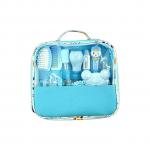 Generic Classy Baby Grooming Nursery Kit With A Clear Pouch - Blue
