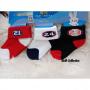 Fashion 3PCs Cutest Number Prints Baby Boy Socks(0-6M)