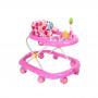 Generic Baby Walker - Pink(Print And Cartoon Design May Differ)