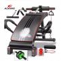 Generic SIT UP BENCH WITH DAMPING SYSTEM,PULL ROPES, ROLLER AND SKIPPING ROPE