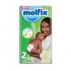Molfix DAY&NIGHT MINI (SMALL) 3-6 Kgs Twin Pack, Size 2, Count 48