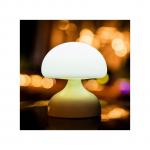 Generic Rechargeable LED Night Light Silicone Innovative Mushroom For Bedroom