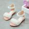 Fashion GIRLS SANDALS WITH PEARLS QUALITY KIDS SHOES-WHITE
