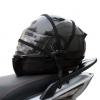 Generic Motorcycle Luggage Helmet Rope Tape Retractable Elastic Rope Strap With 2 Hook Black