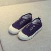 Fashion Children`s Canvas Shoes Boys Girls  Shoes Non-slip Breathable Baby Shoes Soft-Blue-30