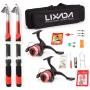 Generic Lixada Fishing Rod Reel Combo Full Kit Bag