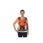 Generic Breathable Portable Hoody Baby Carrier Sling Wrap Kids Kangaroo Hipseat Outdoor Ergonomic Waist Stool - Orange
