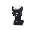 Generic Breathable Hipseat Baby Carrier - Black