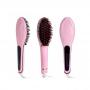 Fashion Hair Straightener Hot Comb Brush For Baby Hair - Pink