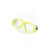 Generic UJ AM-308 Adult Double Layer Waterproof Anti-fog Silicone Diving Mask Goggles-Yellow