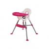 Generic Adjustable Cradle Feeding Chair With Cushion - Pink