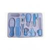 Generic Baby Care Classy Baby Grooming Kit With A Clear Pouch - Blue