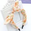 Generic Simple Style Flower Bow Hair Hoop Fashion Wave Point Rabbit Ears Clip