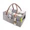 Generic Portable Non-woven Cloth Mummy Bag Bladder Multi-functional Diaper Stack gray