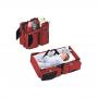 Generic Baby Travel Bed & Magical Baby Bag- 4 in 1 Multifunctional Baby Travel Bed Cot Baby Bassinet and Diaper Bag-red